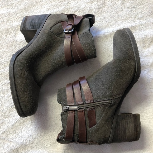 Sam Edelman Hannah Suede Ankle Booties Size 7.5 - Picture 4 of 15